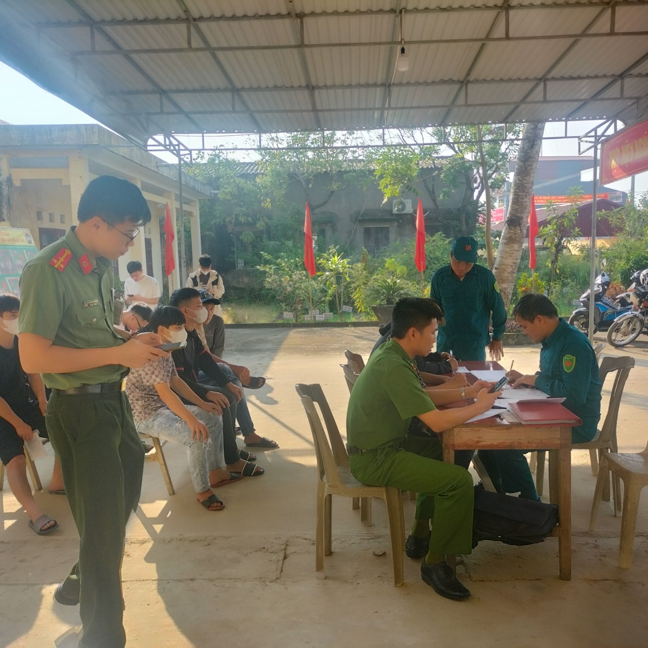 Xã Đồng Lộc tổ chức khám sơ tuyển nghĩa vụ quân sự, nghĩa vụ công an năm 2024