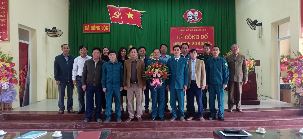 Ban CHQS xã Đồng Lộc làm tốt công tác quân sự quốc phòng địa phương