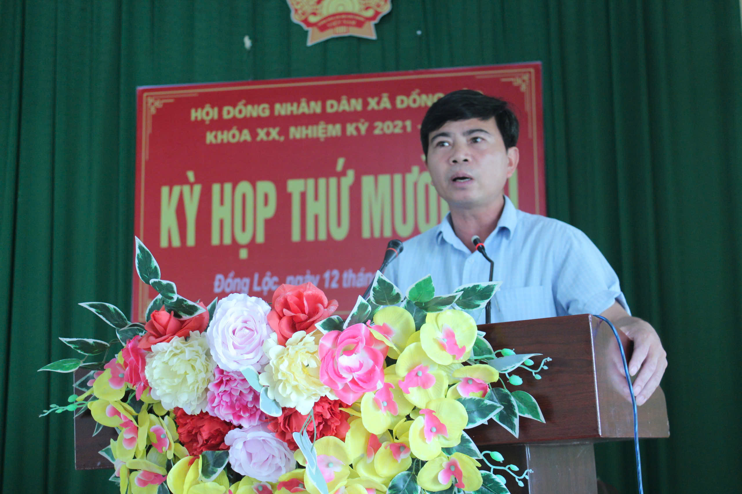 HĐND xã Đồng Lộc khóa XX , kỳ họp thứ 12 nhiệm kỳ 2021-2026